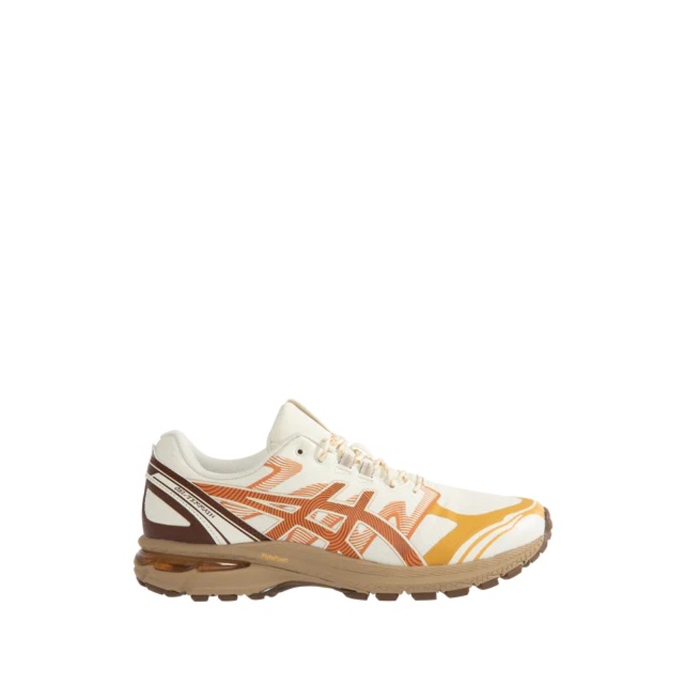 ASICS Men's Cream and Orange Athletic Shoes